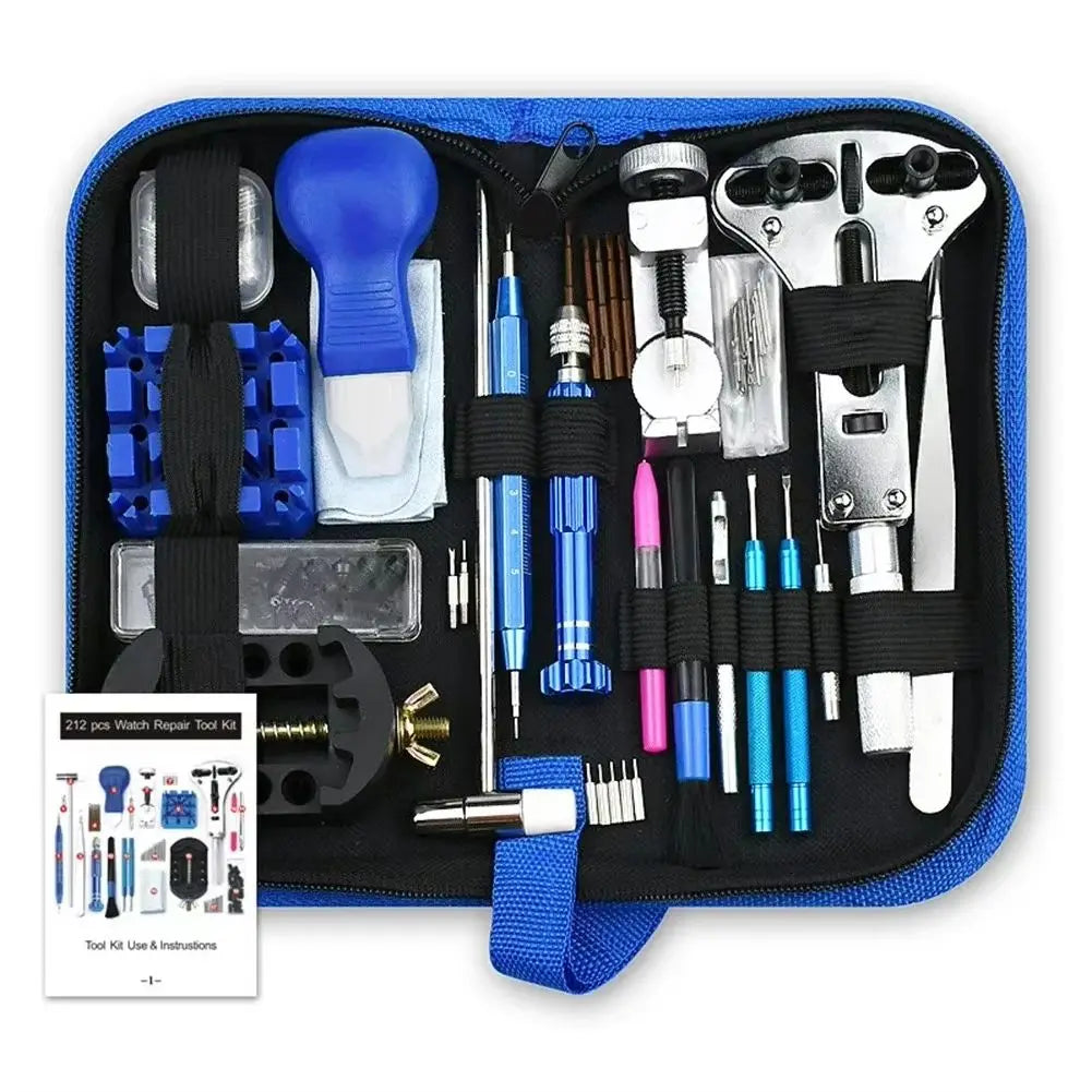 Outils de réparation d'entretien de montres, réglage des sangles de montre, remplacement de 24.com 147 pièces, démontage et installation