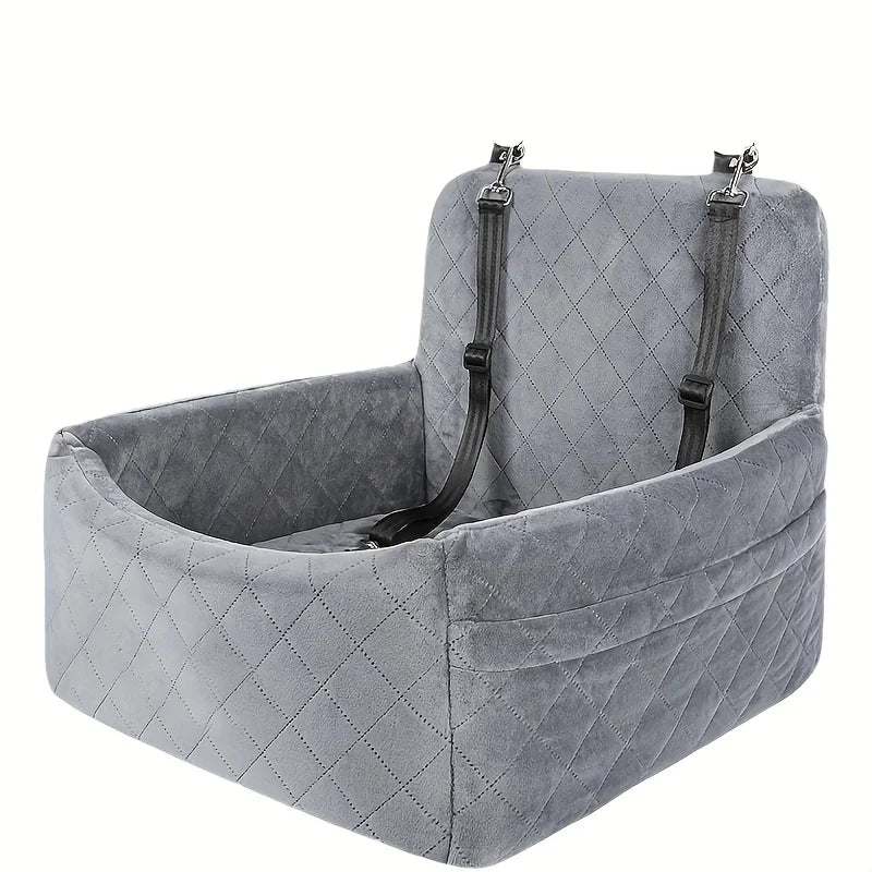 Siège de voiture pour animaux de compagnie, chenil pour chiot et chat, tapis de siège amovible, lavable, Base antidérapante, rangée avant et arrière, siège de sécurité pour chien, nid de voyage