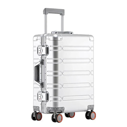 TravelTrolley bagages 20 ''valise de cabine à main sacs de voyage bagages roulants valise de voyage en alliage d'aluminium-magnésium
