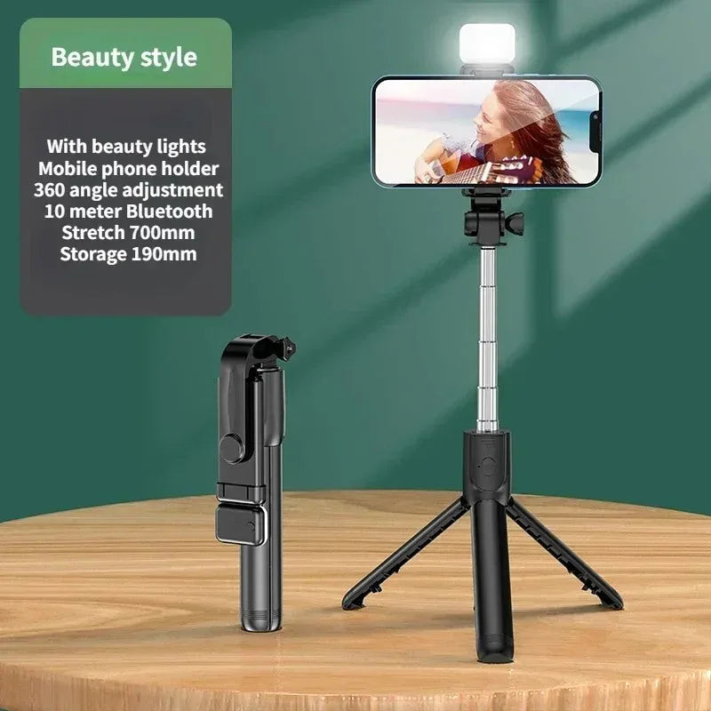 Nouveau support de téléphone portable flexible à 360 degrés, monopode pour caméra sportive, mini trépied pour selfie avec télécommande sans fil