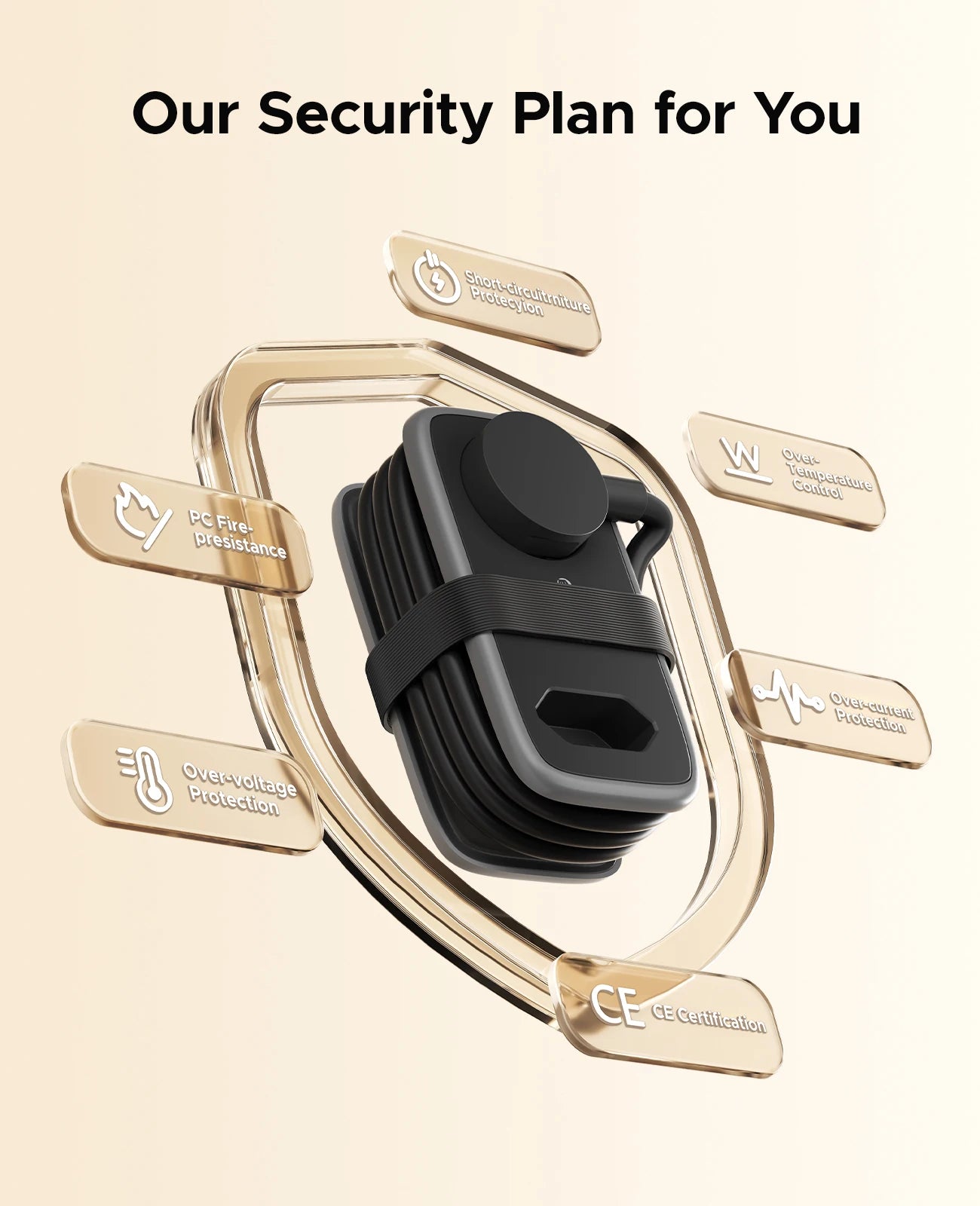 Chargeur sans fil avec protection contre surtension, surchauffe et court-circuit, certifié CE