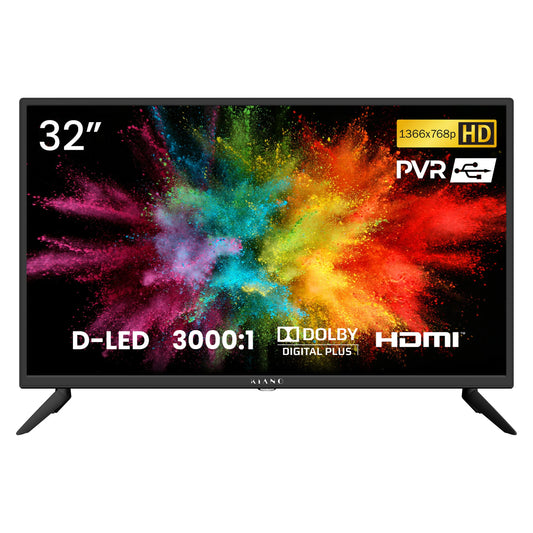 Téléviseur 32" HD D-LED avec Dolby Digital Plus, HDMI et PVR, écran dynamique multicolore