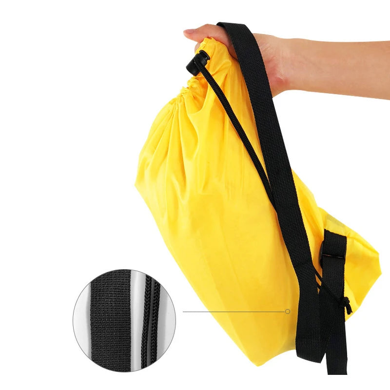 Tendance produits de plein Air canapé-lit gonflable rapide sac de couchage de bonne qualité sac gonflable sac paresseux canapé de plage 240*70 cm