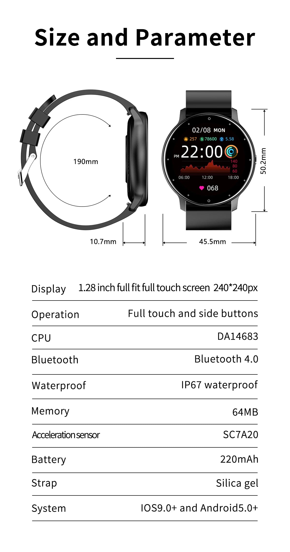 LIGE 2026 montre intelligente femmes hommes dames cadeau Sport Fitness hommes montres moniteur de fréquence cardiaque étanche Smartwatch pour Android IOS