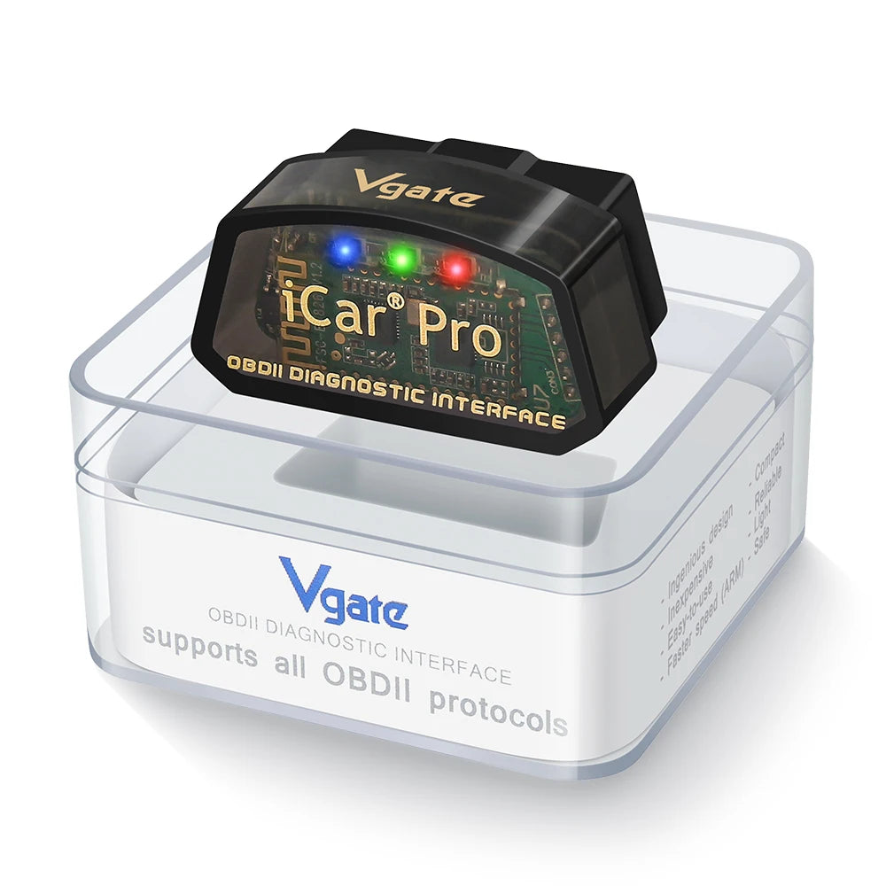 Scanner OBD2 Vgate iCar Pro ELM327 WIFI pour iOS/Android BT 4.0 BT 3.0 ELM 327 OBD 2 Outil de diagnostic automobile Lecteur de codes