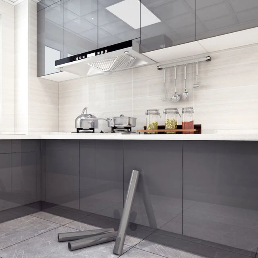 Papier peint auto-adhésif imperméable à l'huile pour cuisine, 10M, autocollants pour rénovation d'armoire, décoration murale anti-moisissure sans formaldéhyde