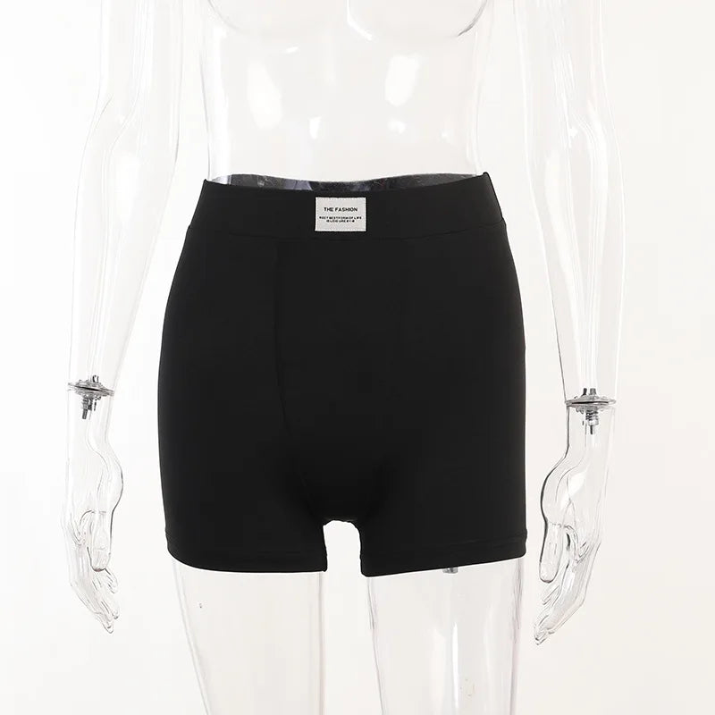 Short à manches courtes et col rond pour femme, ensemble sportif polyvalent, mode européenne et américaine, printemps et été, 3/4, 2 pièces