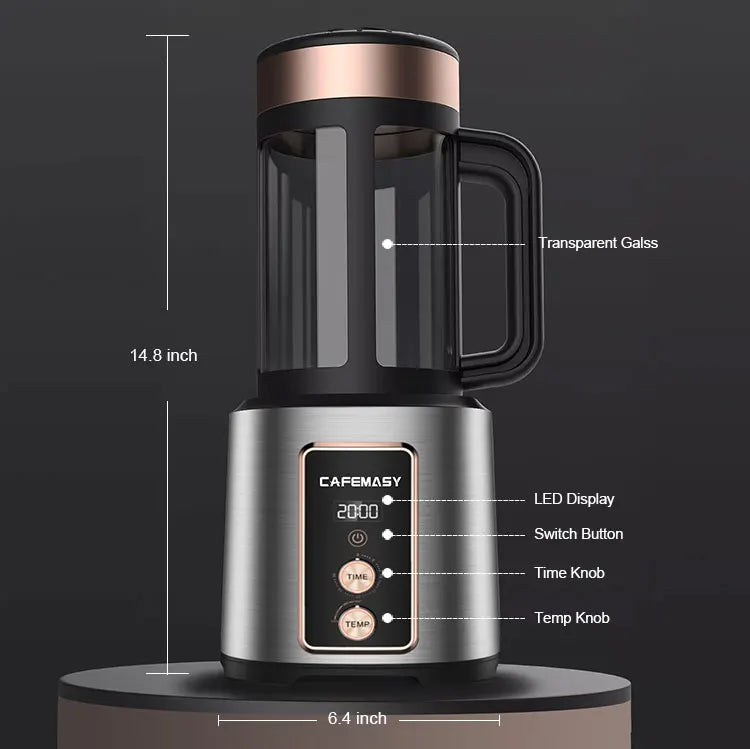 Nouveau 220V électrique ménage Air torréfacteur Machine à café maison café grain torréfacteur contrôle de la température café torréfaction Machine