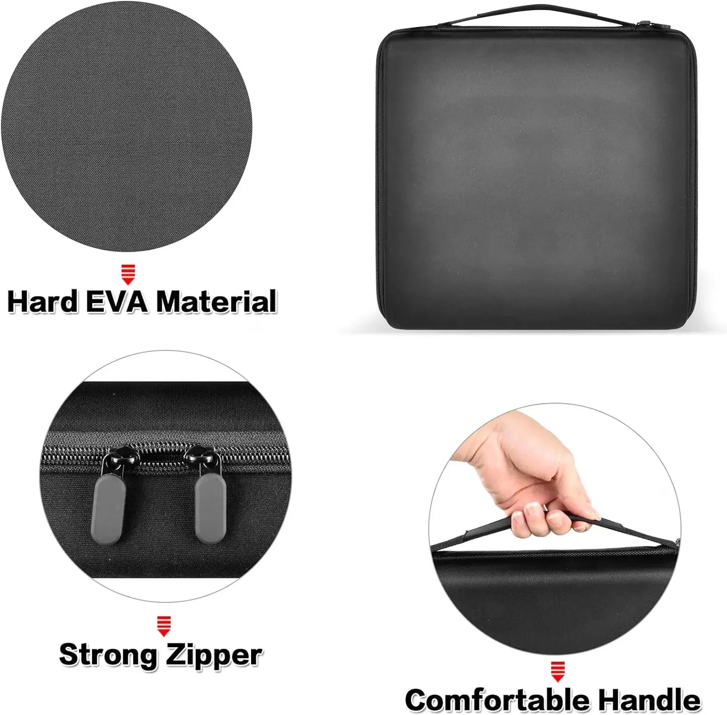 Boîte à montres à 15 emplacements / Étui de rangement pour montres pour hommes, compatible avec toutes les montres-bracelets et montres connectées jusqu'à 42 mm