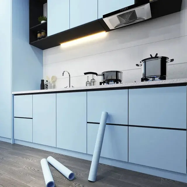 Papier peint auto-adhésif imperméable à l'huile pour cuisine, 10M, autocollants pour rénovation d'armoire, décoration murale anti-moisissure sans formaldéhyde