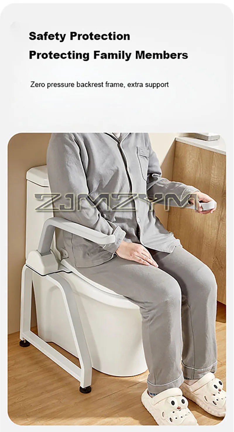 Main courante de toilette pour personnes âgées, sécurité antidérapante, étagère d'aide au salle de bain, siège de toilette, poignée pliable
