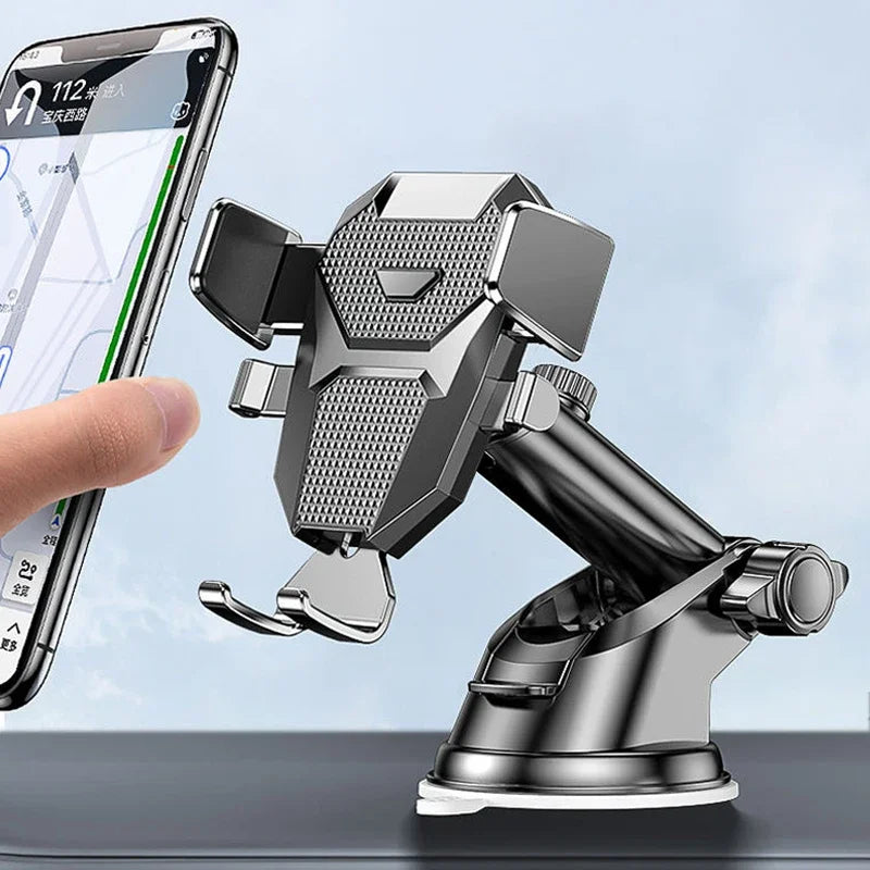 NOUVEAU Support de téléphone universel pour voiture à ventouse 360° °   Support de téléphone portable pour tableau de bord de voiture, compatible avec iPhone, Samsung, Xiaomi