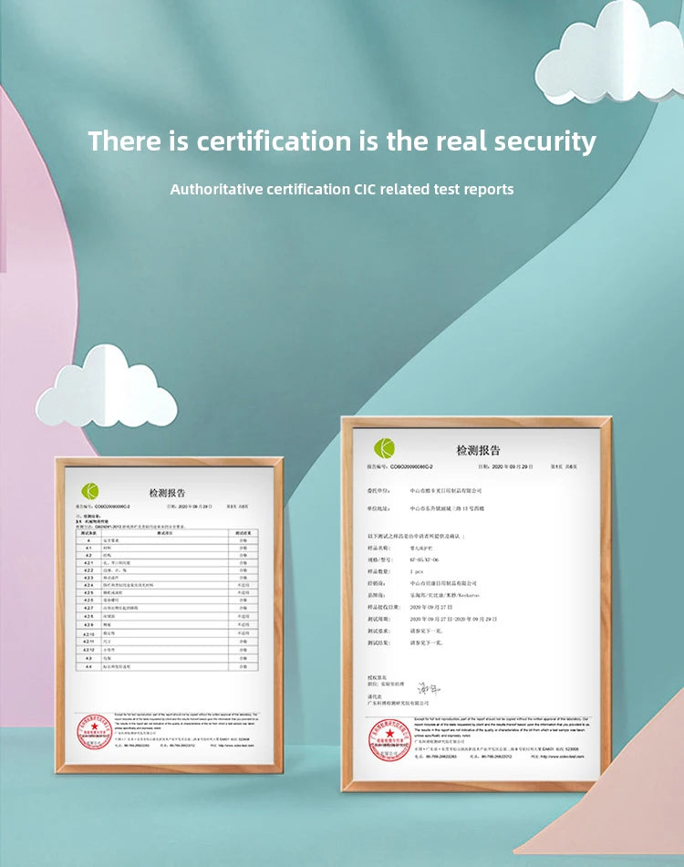 Certificats de test CIC pour gadgets high-tech, garantie qualité et sécurité