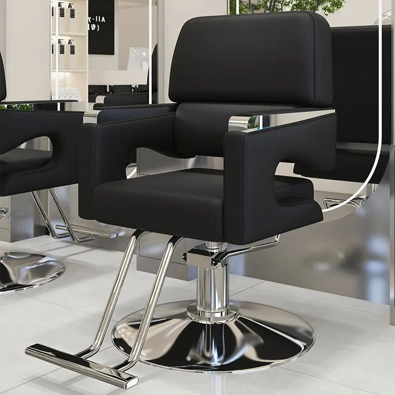 Chaise de barbier nordique moderne confortable Salon de luxe chaise de coiffeur ergonomique beauté meubles de cheveux Kapperstoel personnalisés
