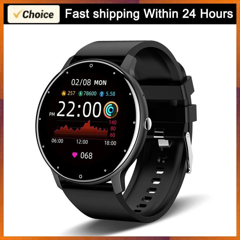 LIGE 2026 montre intelligente femmes hommes dames cadeau Sport Fitness hommes montres moniteur de fréquence cardiaque étanche Smartwatch pour Android IOS