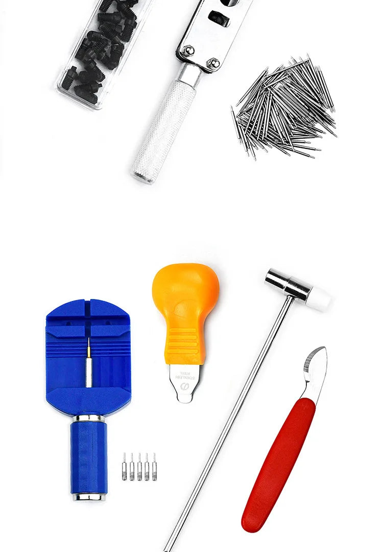 Outils de réparation d'entretien de montres, réglage des sangles de montre, remplacement de 24.com 147 pièces, démontage et installation
