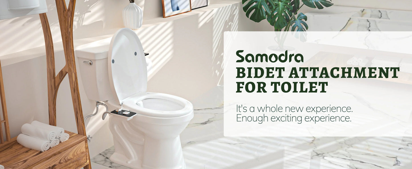 Samodra, accessoire bidet intelligent pour toilette, expérience hygiène moderne dans salle de bain design