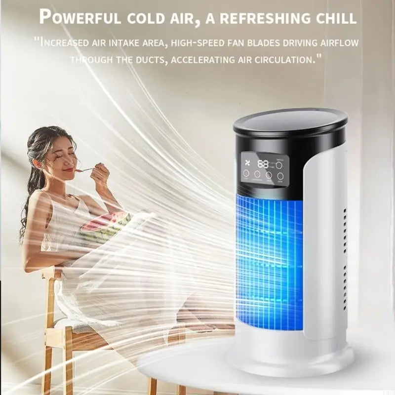 Climatiseur portable portable à 6 vitesses d'évaporation ventilateur refroidissement à air