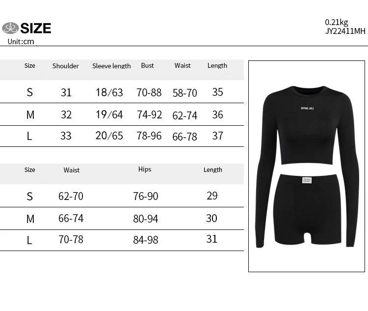 Short à manches courtes et col rond pour femme, ensemble sportif polyvalent, mode européenne et américaine, printemps et été, 3/4, 2 pièces