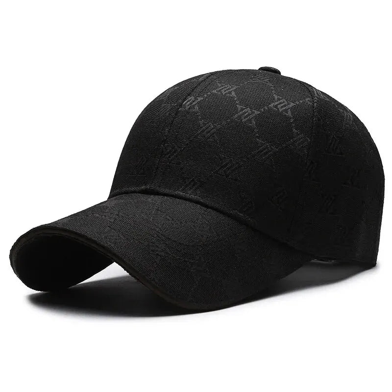 Casquette de Baseball cousue à trois lignes pour hommes et femmes, protection solaire quatre saisons, décontractée, filet rouge en détresse, chapeau 1841