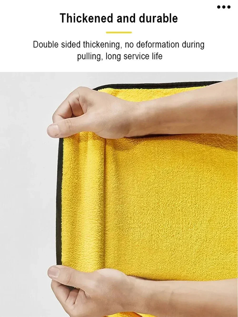 Serviette en microfibre pour le lavage de voitures 30x30CM, chiffon de séchage et de nettoyage de voiture, chiffon pour l'entretien