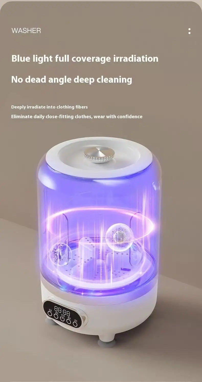 Mini Machine à laver Portable multifonctionnelle, Rechargeable, avec déshydratation, vêtements pour bébé, sous-vêtements, chaussettes, tasse à linge sans fil