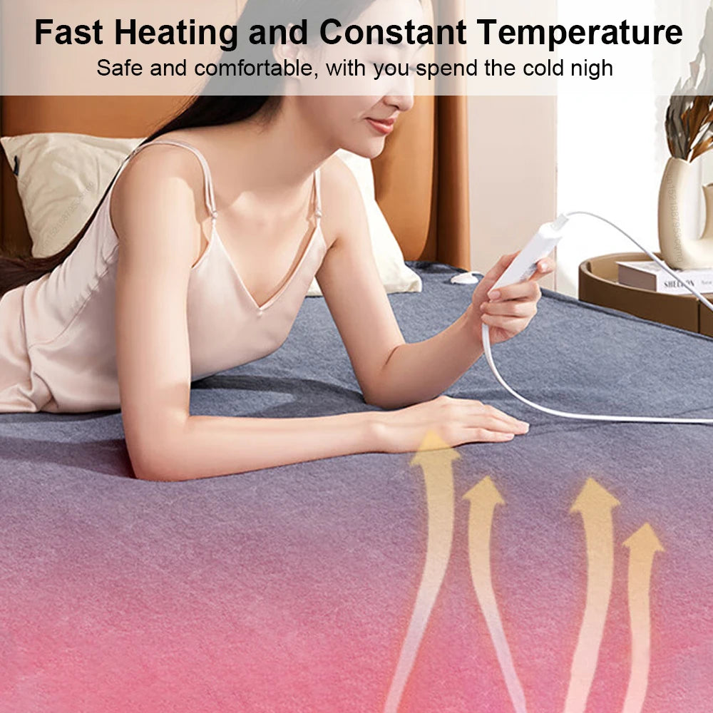 Couverture chauffante électrique pour chambre, couverture chauffante automatique, chauffe-corps, matelas thermique, 220V