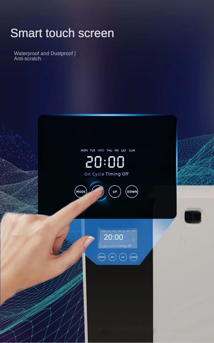 Diffuseur d'arôme d'huile essentielle de 500ml, Machine de parfum d'air de parfum de maison avec contrôle par application Bluetooth 1000cbm pour le bureau d'hôtel à domicile