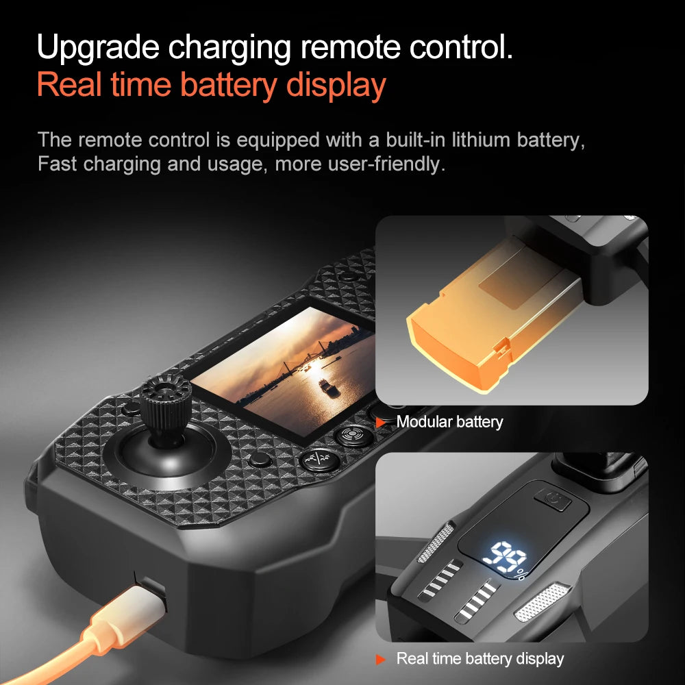 Batterie d'origine pour drone M6 3.7V 2000mAh, batterie Lipo de rechange pour drone M6 avec caméra 4K, accessoires et pièces