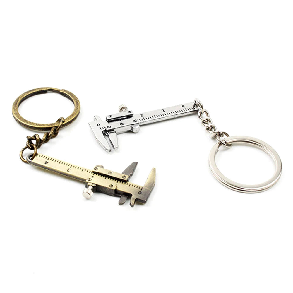 Mini pied à coulisse de poche, porte-clés, ornements, petit outil de mesure de précision mobile 3D, accessoires, règle coulissante en alliage