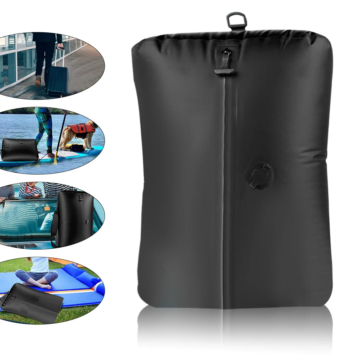 Sac de Compression sous vide, sac de rangement de bagages de voyage, sac de rangement de vêtements, sac d'air étanche pour sac à dos, sacs de cabine de Camping