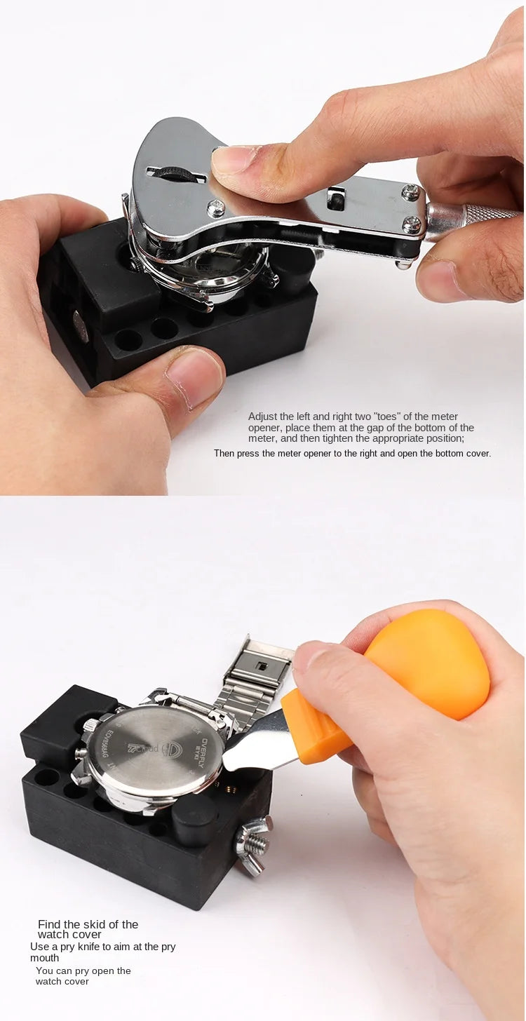 Outils de réparation d'entretien de montres, réglage des sangles de montre, remplacement de 24.com 147 pièces, démontage et installation