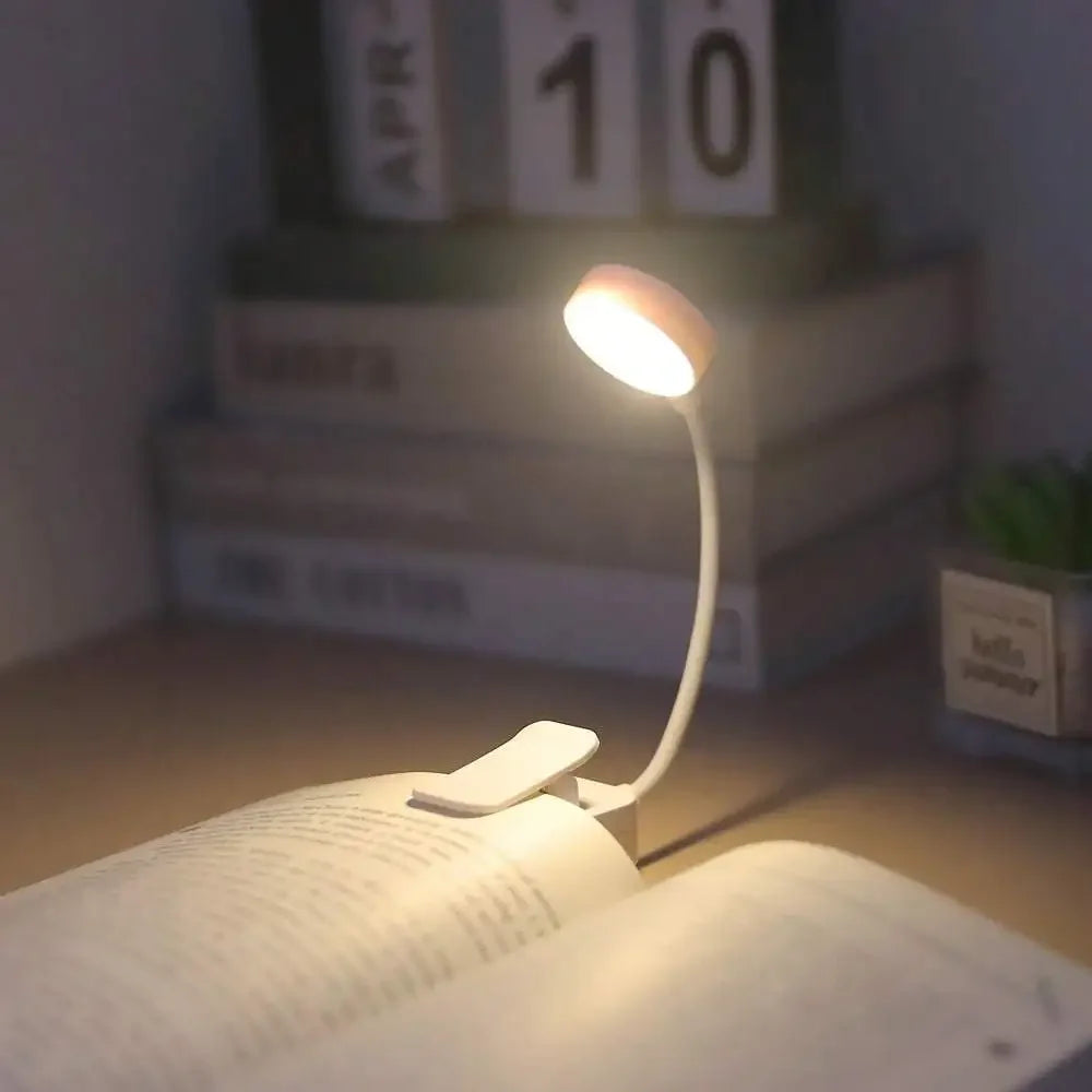 Lampe de lecture LED flexible pour livre, éclairage doux et portable, idéale pour la nuit ou le bureau