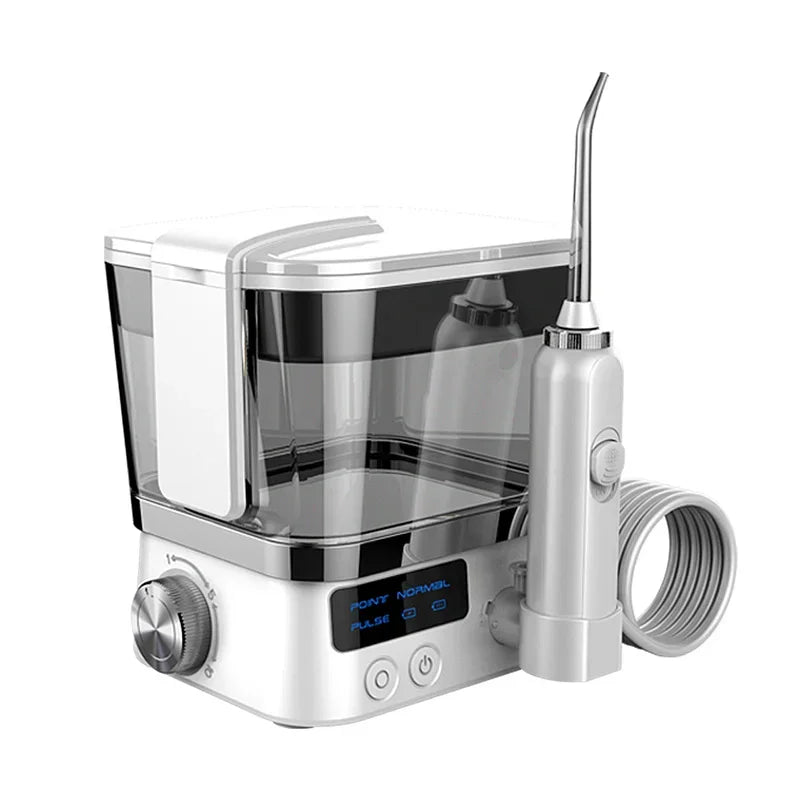 Irrigateur dentaire Portable, hydropulseur, hygiène buccale, 4 embouts de Jet, buses, 10 Modes, nettoyeur d'eau avec réservoir d'eau de 600mm