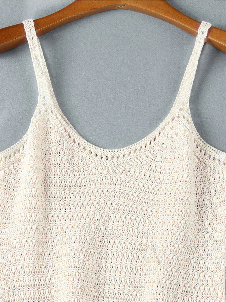Robe Courte Chic en Crochet à Col Halter et Volants, Modèle 2026, pour Femme, Confortable, Idéale comme Cache-Maillot de Bain, pour Vacances en Bord de Mer et Clubs K58