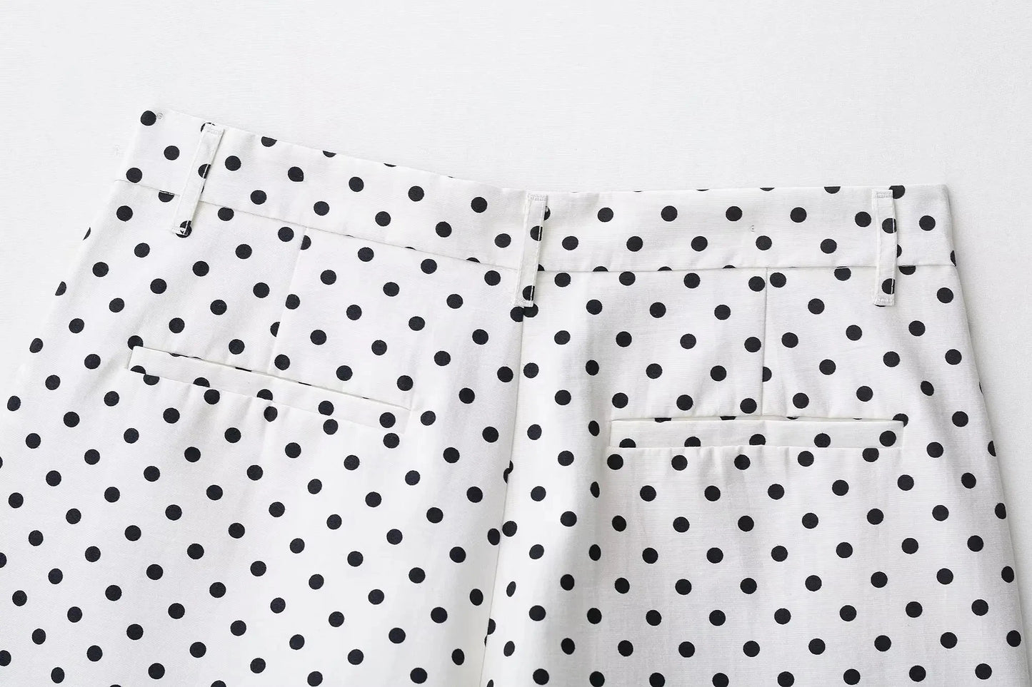 HH mode femmes à pois imprimé manteaux courts automne manches longues col roulé fermeture éclair avec poches cordon veste décontractée
