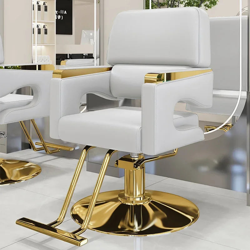 Chaise de barbier nordique moderne confortable Salon de luxe chaise de coiffeur ergonomique beauté meubles de cheveux Kapperstoel personnalisés