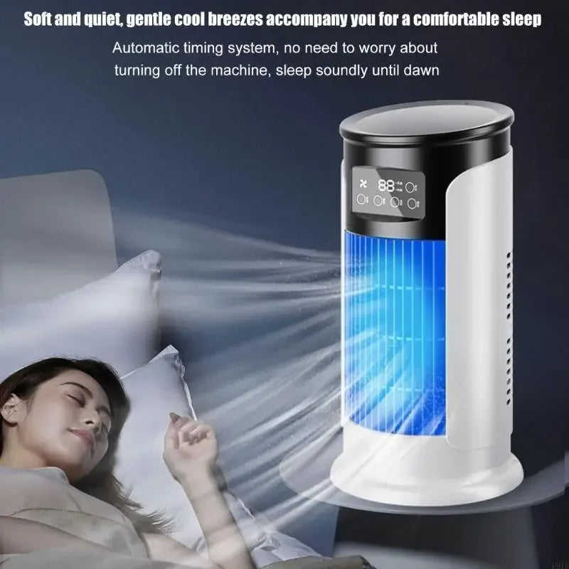 Climatiseur portable portable à 6 vitesses d'évaporation ventilateur refroidissement à air