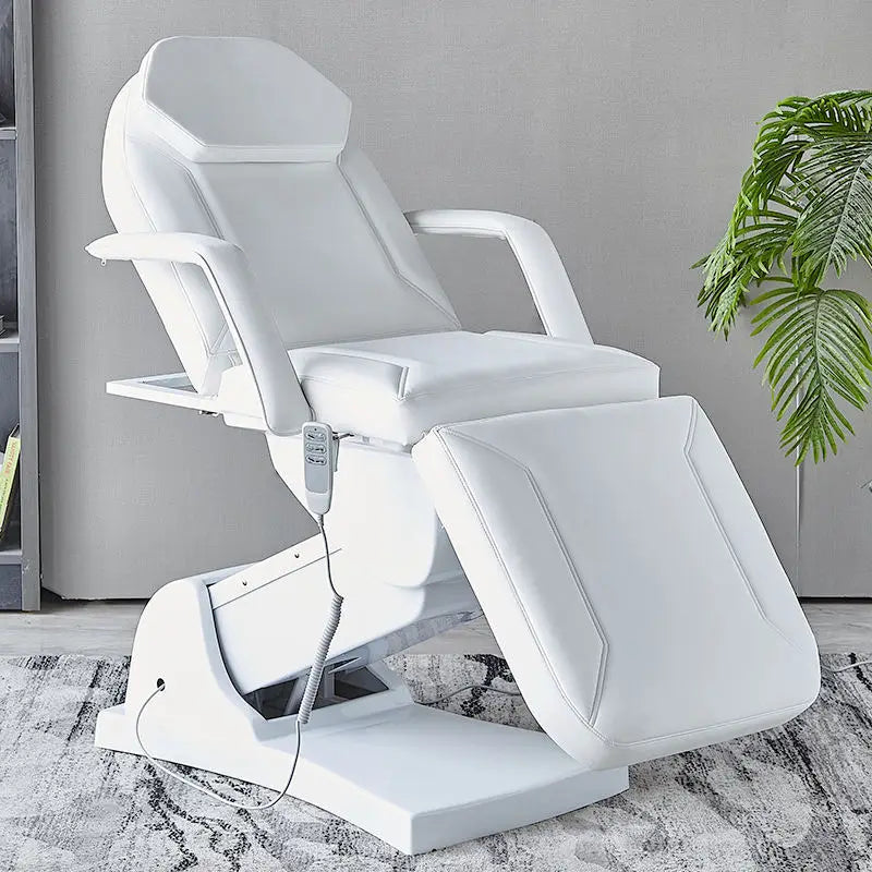Table de massage électrique à 3 moteurs, fauteuil d'esthéticienne réglable, table de spa médical, table de massage, mobilier de salon de beauté pour extensions de cils