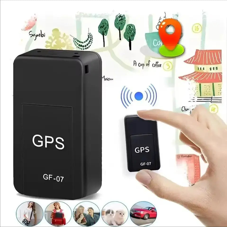 Traceur GPS GF-07 compact pour voiture, animal ou personne, suivi en temps réel avec localisation précise