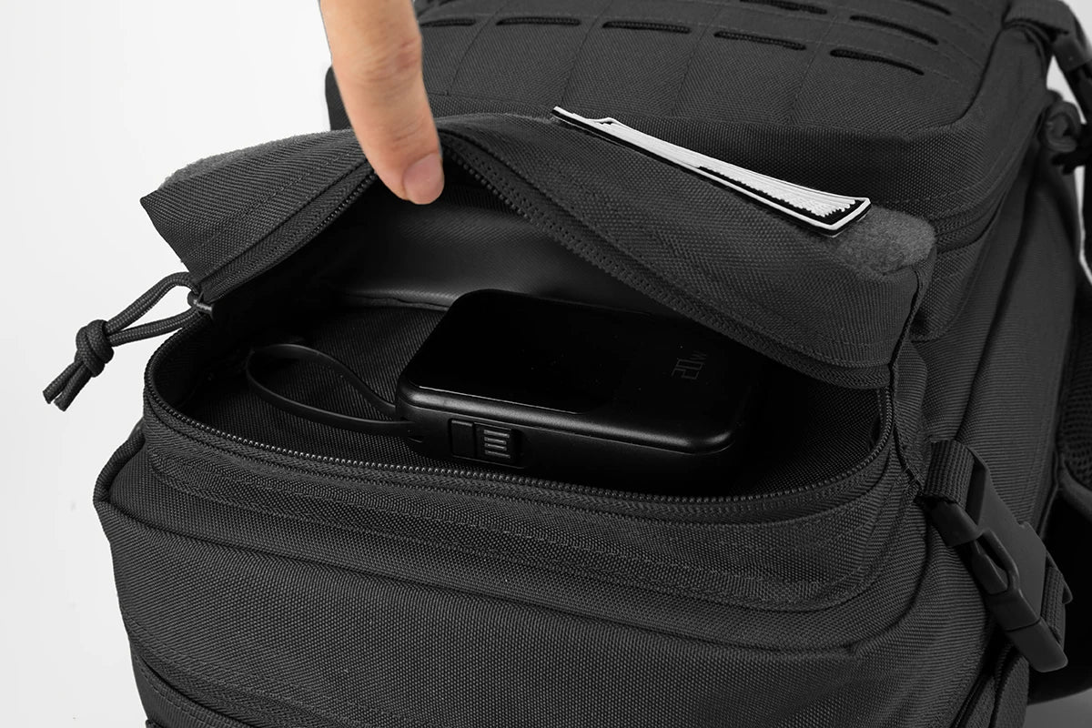 25L sac à dos tactique sac de plein air sac à dos de fitness sac à dos MOLLE femmes/hommes randonnée sac à dos de survie hommes double porte-gobelet