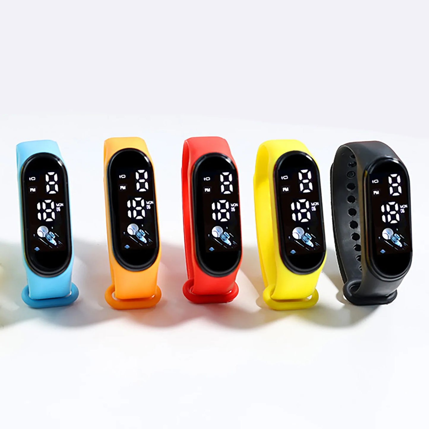Montre connectée Kawaii pour enfants, mode, extérieur, étanche, sport, montres pour garçons et filles, montres numériques, silicone, montre enfant