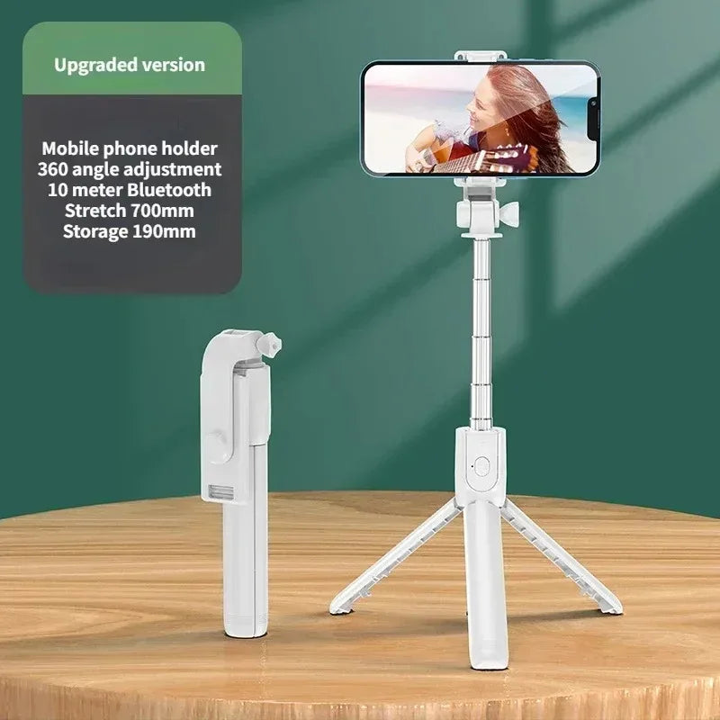 Nouveau support de téléphone portable flexible à 360 degrés, monopode pour caméra sportive, mini trépied pour selfie avec télécommande sans fil
