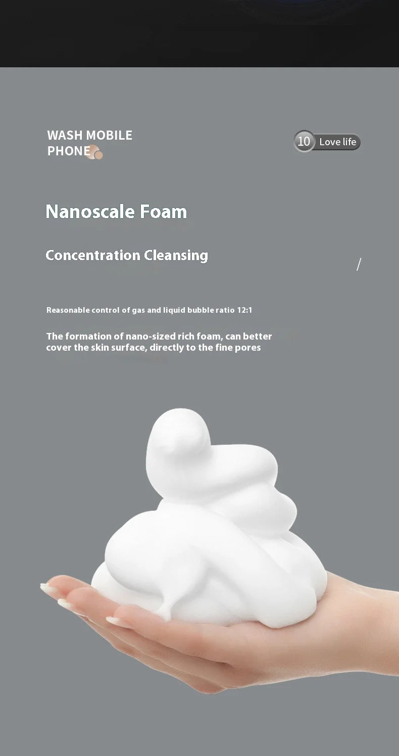 Distributeur automatique de savon liquide pour vaisselle, rechargeable, électrique, à fixation murale, à capteur, moussant, intelligent, sans contact, pour cuisine et salle de bain
