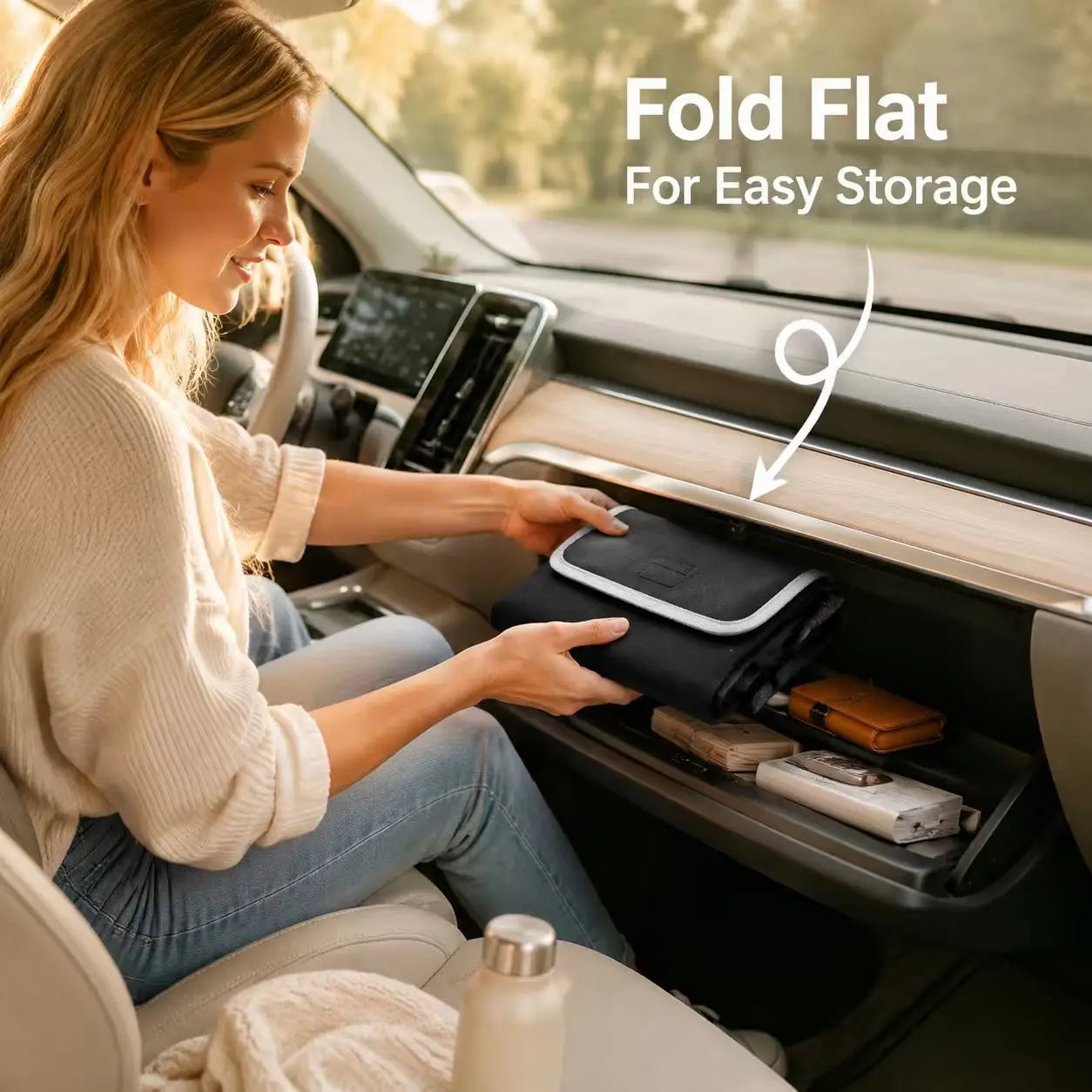 Sac de rangement polyvalent en tissu Oxford pour coffre de voiture, boîte de rangement suspendue pour siège arrière de véhicule pour intérieur d'automobile