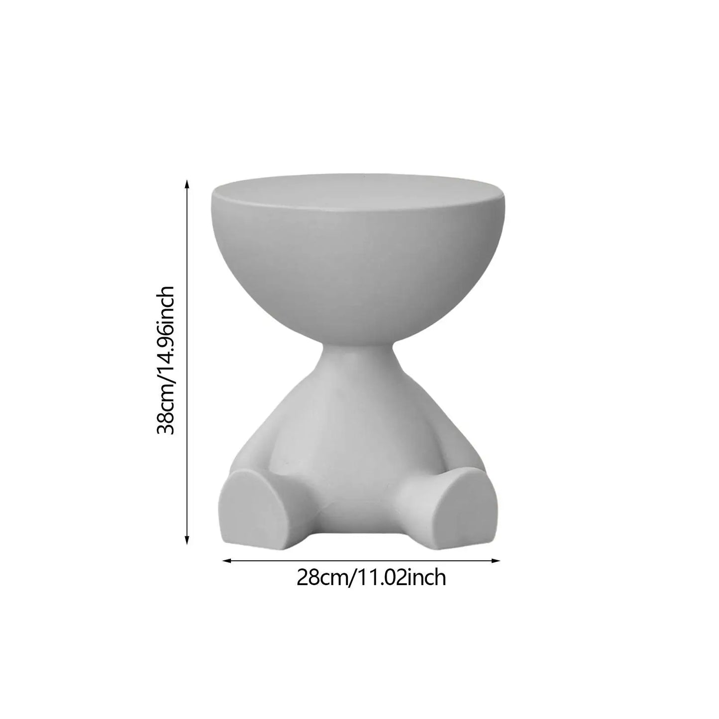 Table d'appoint créative à tête plate, Table de chevet, canapé de maison, support latéral, chambre à coucher, balcon, Mini Table mobile, petit appartement, thé