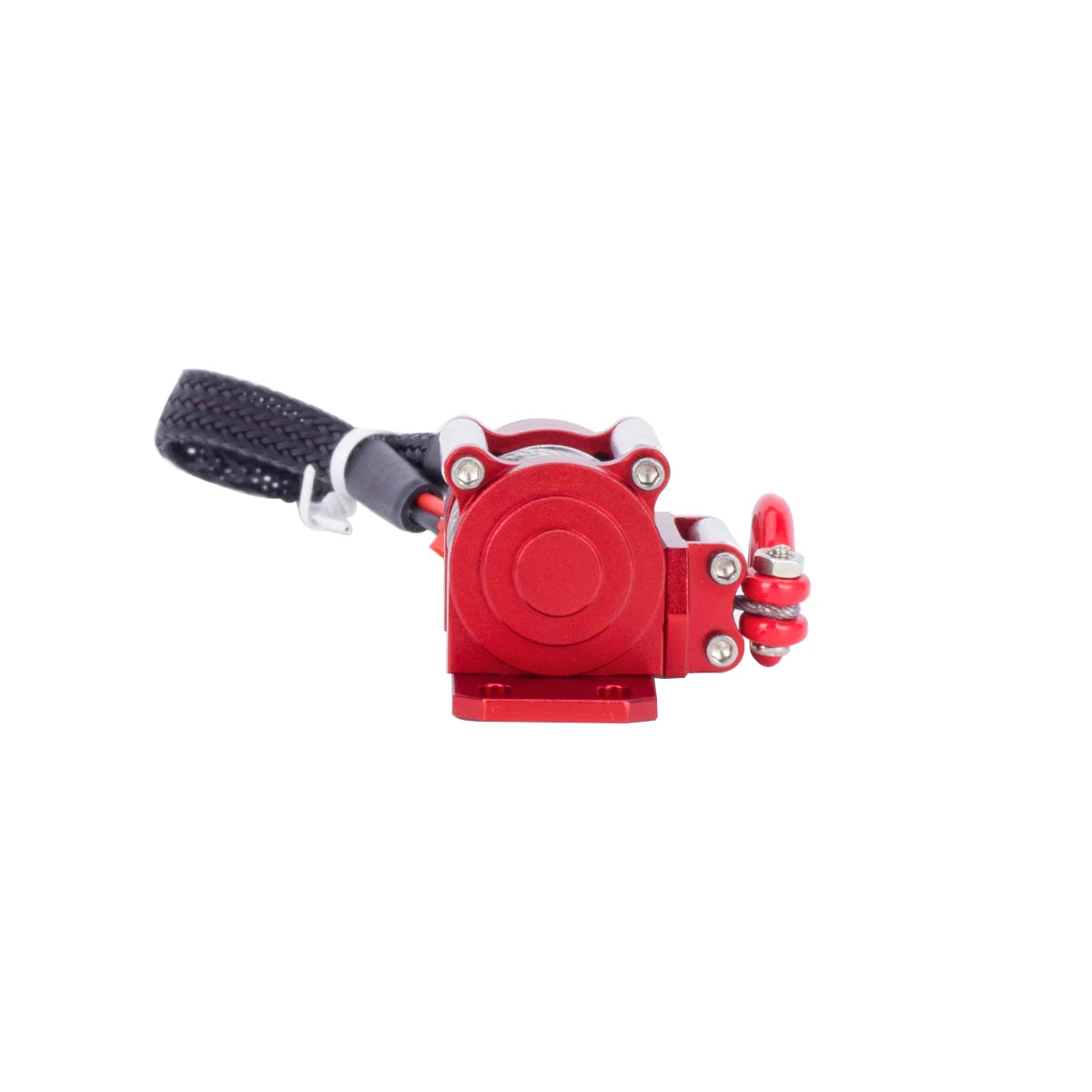 1/10 échelle RC modèle véhicule sur chenilles accessoire de voiture treuil en métal avec télécommande RC treuil sur chenilles accessoire RC treuil de voiture RC