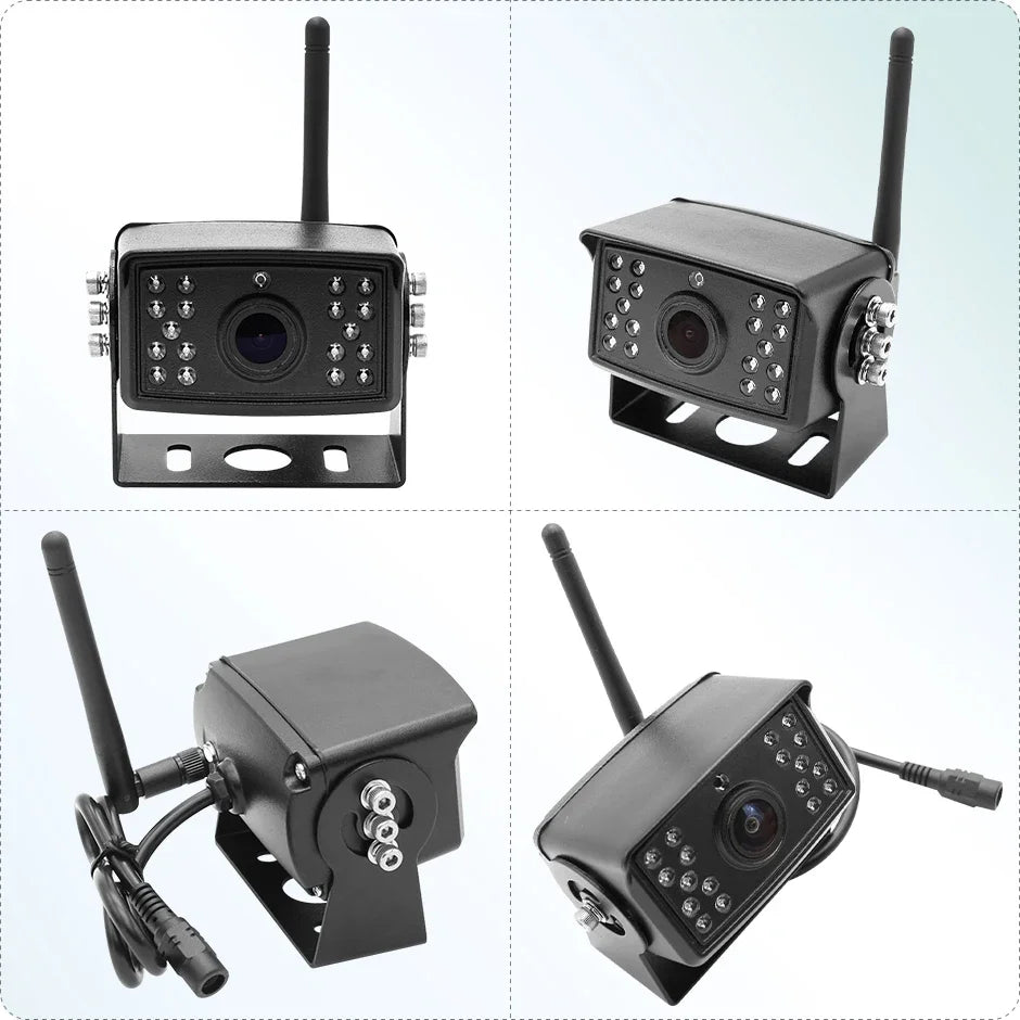 GreenYi 10 pouces AHD numérique sans fil écran tactile DVR enregistrement caméra IR WiFi 4CH moniteur de voiture pour camion/remorque/Bus/RV/SUV