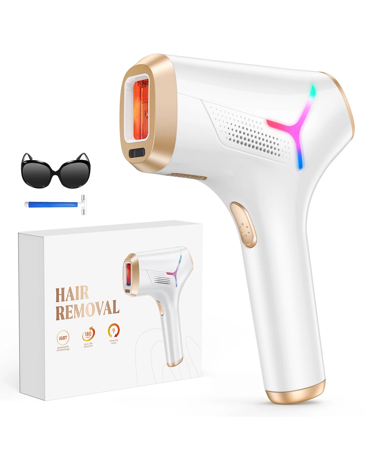 990000   Flashes Épilation au laser pour femmes et hommes Épilation IPL Corps Bikini et zones du visage Épilation permanente indolore