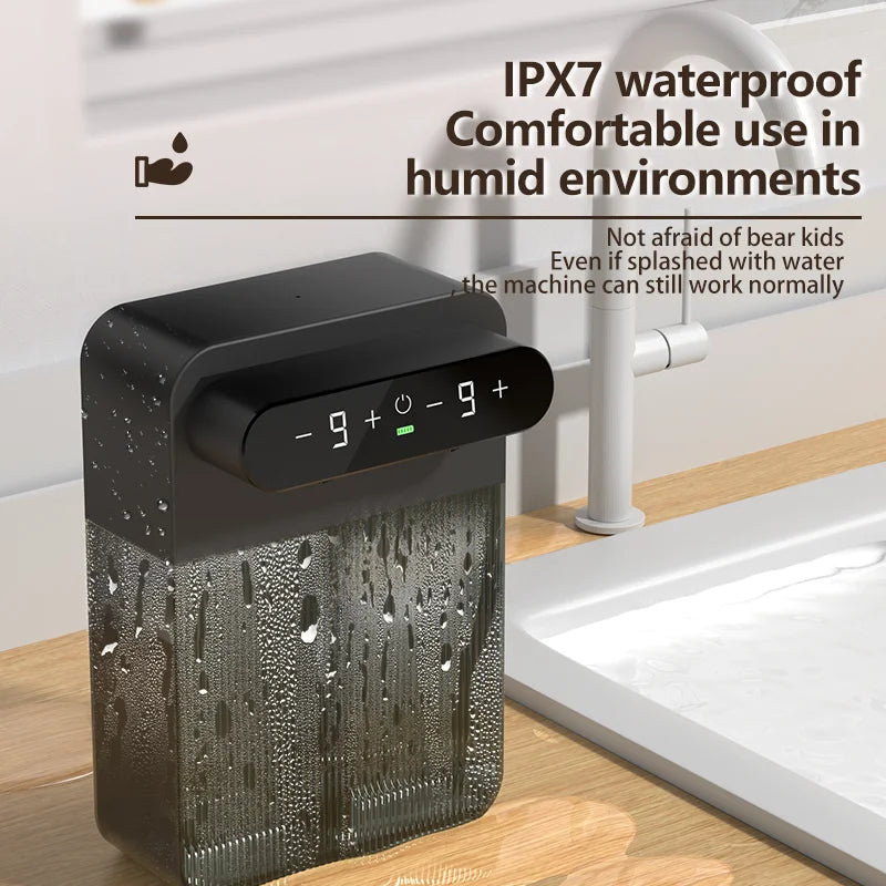 Gadget high-tech étanche IPX7 pour environnements humides, usage sûr près de l'eau